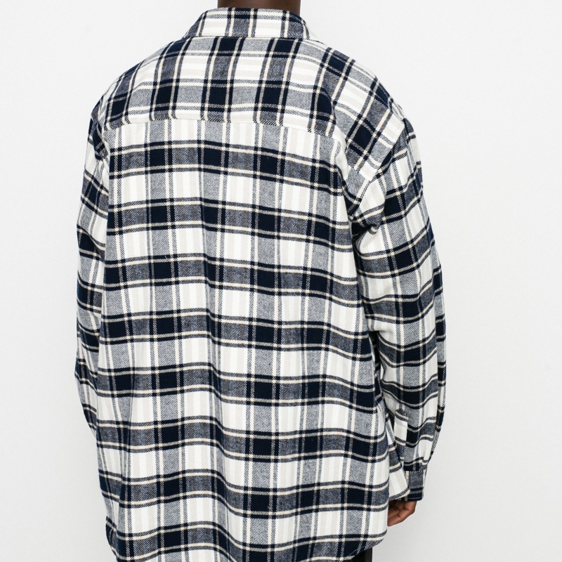 Camisa Polar Flannel Azul Escuro